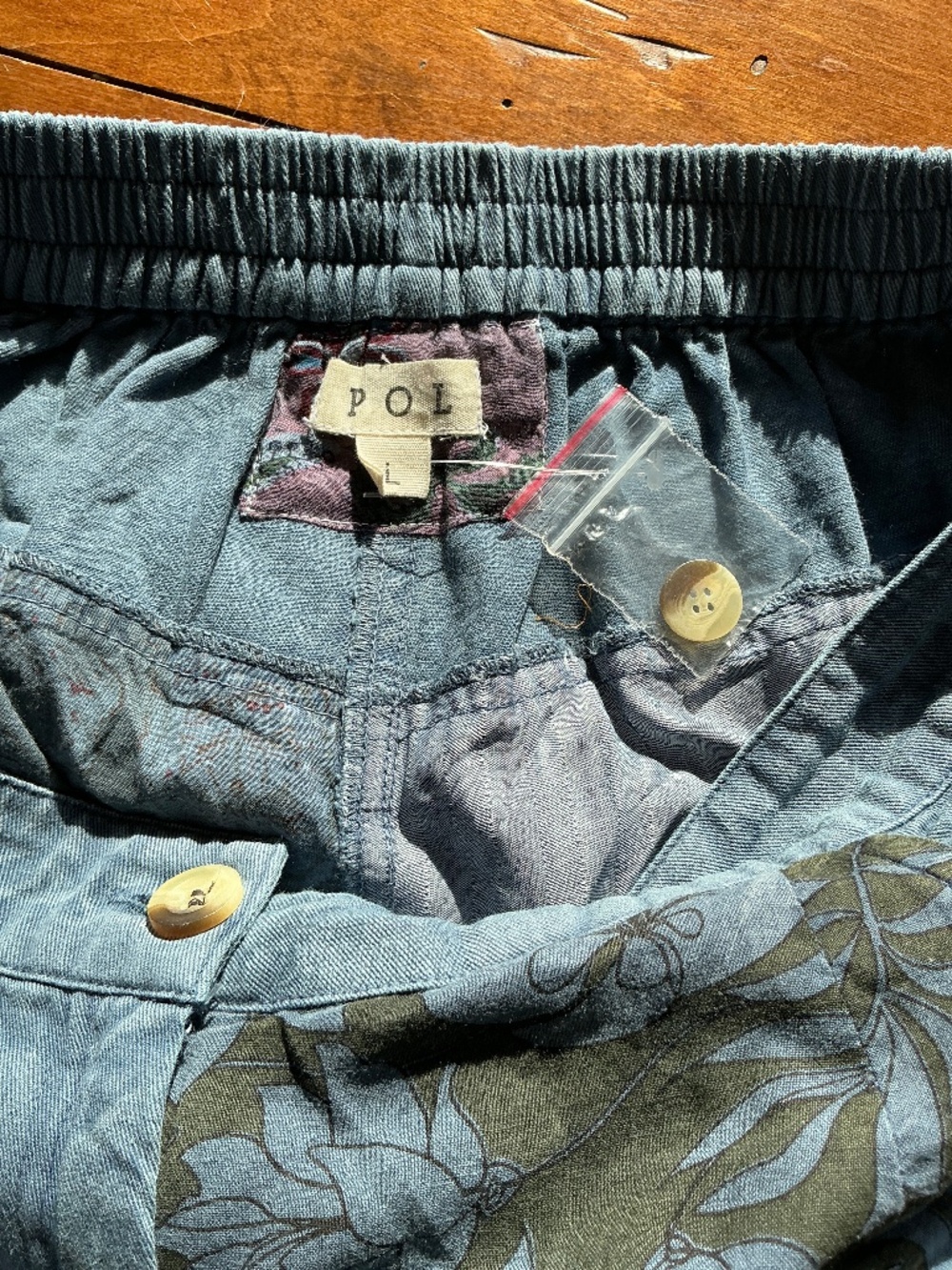 POL Midnight Indigo Patchwork Pants - Picture 5 of 9